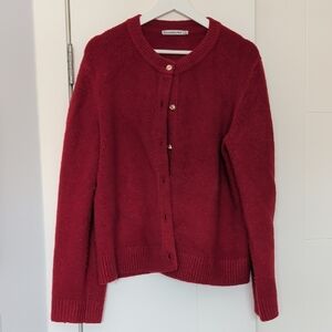 Abercrombie & Fitch Deep Red Cardigan